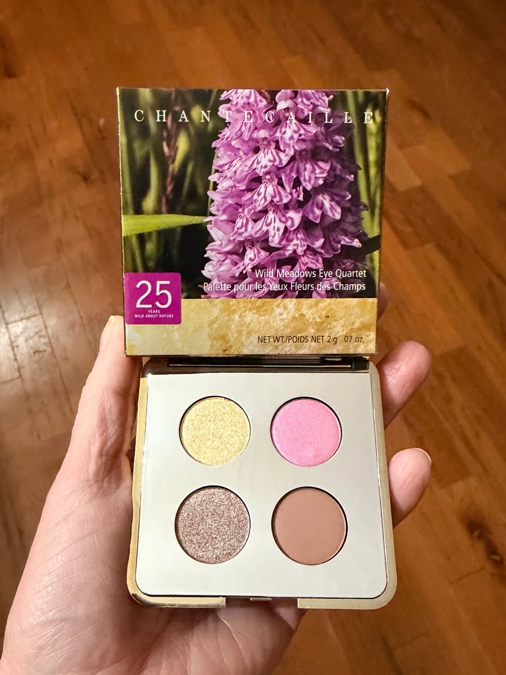 Chantecaille Wild Meadows Eye Quartet - Pink & Gold Eyeshadow Palette